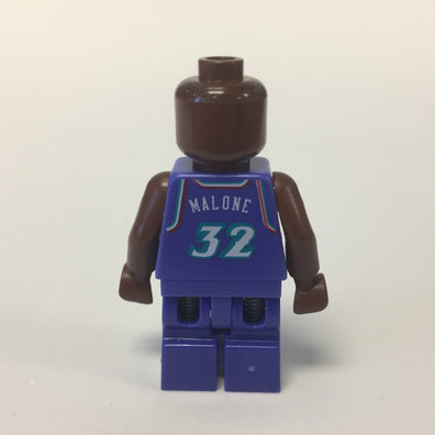 LEGO Minifigure-NBA Karl Malone, Utah Jazz #32-Sports / Basketball-NBA012-Creative Brick Builders